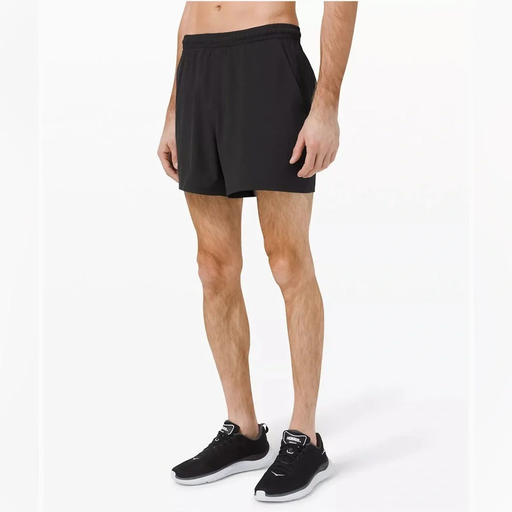 lululemon athletica Men's Black Athletic Shorts